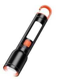 KAKUSIGA KSC-1756 Multi-functional Telescopic Zoom LED High-Powered Flashlight