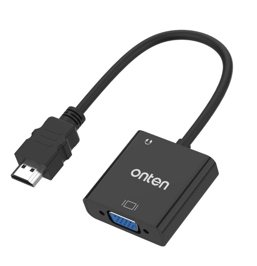ONTEN OTN-5169 HDMI to VGA female adapter with audio