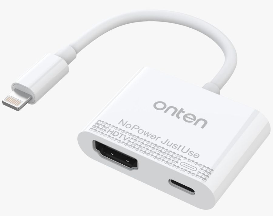 ONTEN OTN-7565M Lightning to HDTV Video Adapter