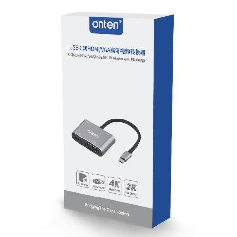 ONTEN OTN-95112 Type-C to HDMI/VGA adapter
