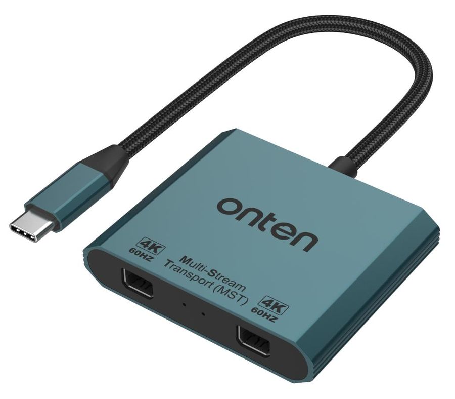 ONTEN OTN-UC916 USB-C to Dual Mini DP Adapter