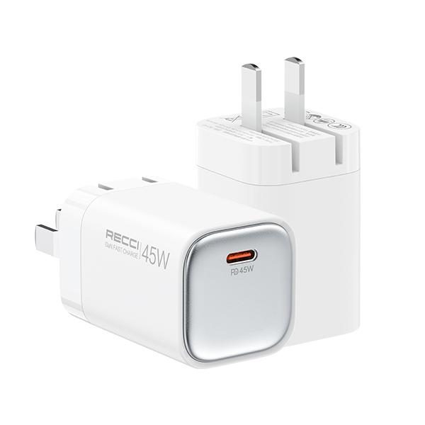 RECCI RC140 45W GAN fast charger Cn/us PLUG