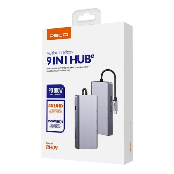 RECCI RH09 9 in 1 Hub