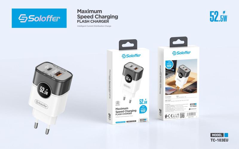 SOLOFFER TC-103 C-C Wall charger