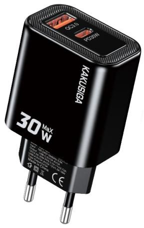 KAKUSIGA KSC-1657 PD30W+QC3.0 Private Model Charger (EU)