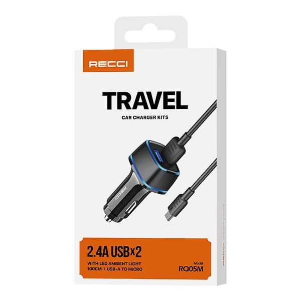 RECCI RQ05M Car charger (2.4A)