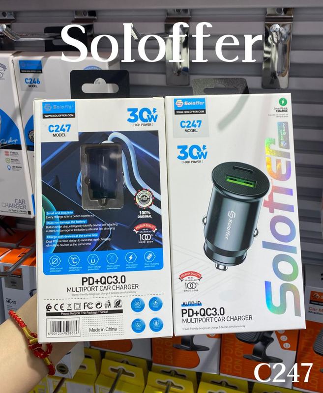 SOLOFFER C247 C-C Car charger
