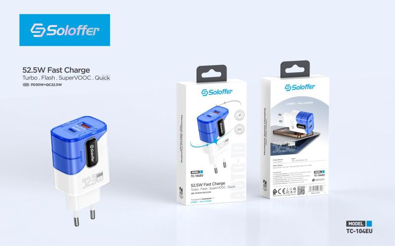 SOLOFFER TC-104 C-C Wall charger