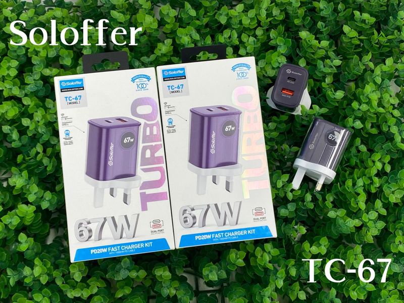 SOLOFFER TC-67 C- LIGHTNING Wall charger