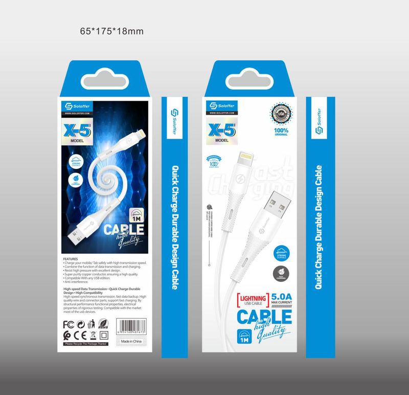SOLOFFER X-5 V8 USB data cable
