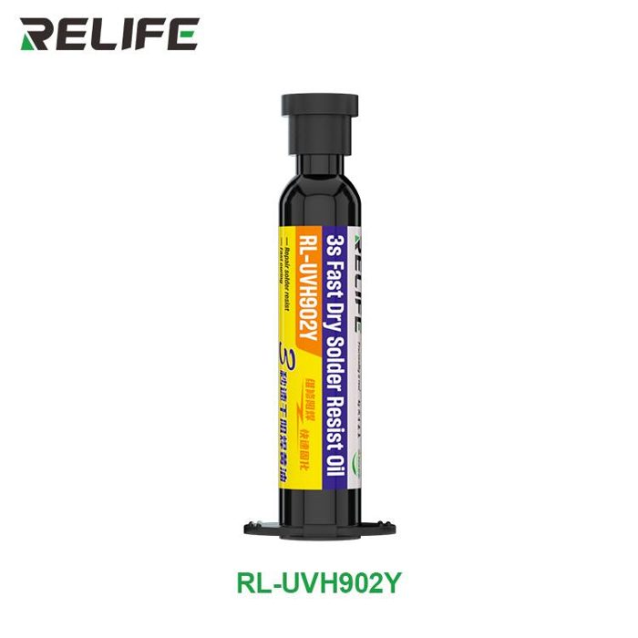 RELIFE RL-UVH902Y 3S quick dry solder mask yellow