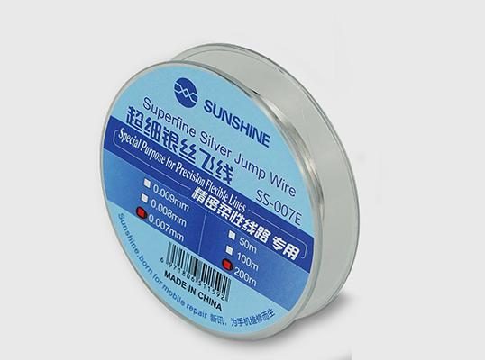 SUNSHINE SS-007E silver jump wire /200M/0.007MM