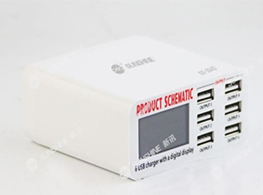 SUNSHINE SS-304D Intellgent Usb Station/6USB/110V-240V